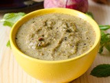 Onion Mint Chutney Recipe For Idli, Dosa- Pudina Vengaya Chutney