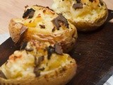 Patate al forno con fontina e tartufo