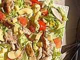 Chicken salad with avocado and grapefruit and annoyances