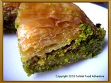 Baklava, a world-renowned dessert of the Turkish cuisine