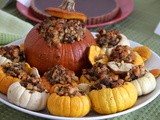 Thanksgiving:  Stuffed Mini Pumpkins