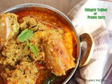 Chingrir Teljhol or Bengali Prawn Curry