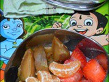 Fruits Salad and Nuts-Kids Lunch Box Ideas