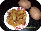 Low fat potato curry