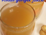 Amla ginger juice i Amla ginger sarbath