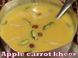 Apple Carrot Kheer recipe