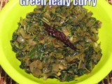 Green Leafy Curry i Kiriksali soppina palya