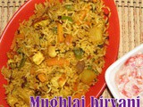 Mughalai vegetable Biryani Recipe
