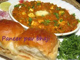 Paneer pav bhaji