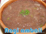 Ragi Ambali i Finger Millet porridge
