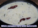 White pumpkin curry with buttermilk