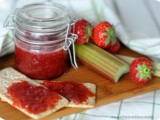 Easy self-made Rhubarb and Strawberry Jam