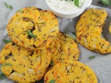 Oven-baked Eggplant & Carrot Corn “Fritters” – Meatless Monday Recipe