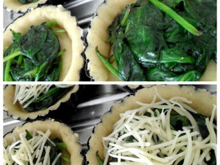 Spinach tartelettes