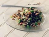 Nutty wild rice salad