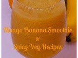Carrot and Banana Smoothie with milk