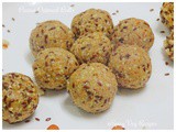 No Bake Oats and Peanut Ball/Ladoos(Step by Step with photos)