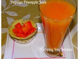 Papaya Pineapple Juice