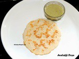 Avalakki Dosa ( Beaten Rice Pancake / Poha ) Recipe
