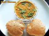 Puri / Poori Kurma Recipe