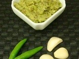 Zhanzhanit Mirchi Thecha / Chili Garic Chutney