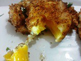 Deep Fried poached eggs|How to m ake deep fried poached eggs