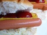 Fast winter food: vega hotdogs