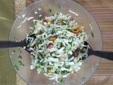 Coleslaw Salad with Peanuts and Lime Dressing