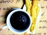 Churros e cioccolata calda