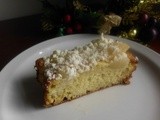 Snow Flake Cake - White Chocolate Pear Cake