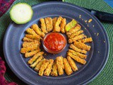 Air Fryer Zucchini Fries | Crispy & Healthy Vegan Zucchini Fries
