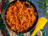 Grated Carrot Stirfry | Carrot Poriyal with Coconut