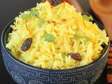 Vegan Turmeric and Saffron Rice | Rice Cooker Recipes