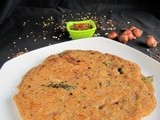 Barley red rice lentil adai i multi lentil crepe i healthy breakfast