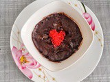 One minute microwave double chocolate brownies i egg-less one bowl chocolate brownie i valentine's day recipes