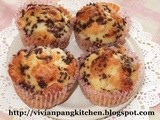 Cheddar Cheese Cupcake with Chocolate Rice