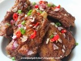 Chinese Spareribs with Shallots/ 紅葱烤排