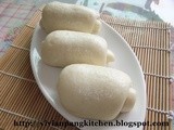 Desiccated Coconut Steamed Bun/ Straight Dough Method