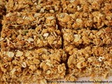 Granola Coconut Bar with Apricot Filling