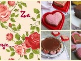 Čokoladna Torta i Punč Srca-Keks