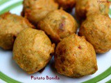 Aloo bonda recipe - batata vada - potato bonda