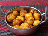 Baby Potato fry - Baby Potato Roast - Baby Potato Vepudu