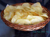 Crsipy Potato Chips - Easy Potato Chips - Home Made Potato Chips