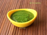 Green Chutney for Chaat - Easy Green Chutney for Sandwitches & Snacks