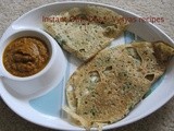 Instant Oats Dosa - Oats Dosa - using wheat flour - How to make Instant Oatmeal Dosa