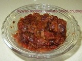 Instant Onion tomato thokku - tomato onion thokku - thakkali vengayam thokku - tomato ullipaya thokku