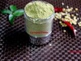 Karivepaku karam podi - karivepillai podi recipe - curryleaves powder