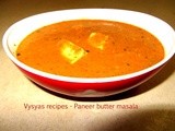 Paneer Butter Masala recipe  - With Step by step pictures - Paneer butter Masala