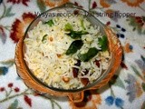 Paruppu idiyappam - pappu sevai - dal semige - daal rice Noodles - Paruppu sevai