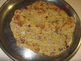 Wheat Rava adai - Godhumai adai - Godhumalu adai Dosa - Healthy adai - Onion Wheat Rava adai